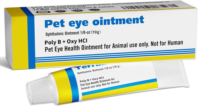 VivaElixir Pet Eye Health for Dogs, Cats, Cattle, Sheep, Horses, Birds and Puppies, Kitten - 1 Tube 0.35 oz /10g - Image 1